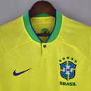 Camisa Seleção Brasil Home Copa do Mundo 2022 - Nike - Amarela- Masculino Torcedor