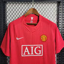 Camisa Manchester United I Retrô 07/08 Nike Masculina - Vermelho