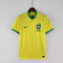 Camisa Seleção Brasil Home Copa do Mundo 2022 - Nike - Amarela- Masculino Torcedor