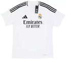 Camisa Adidas Real Madrid I 2024/25 - Branco e Preto